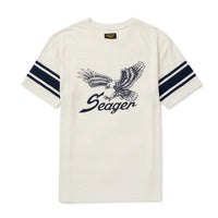 Riggins Crew Tee White- Seager