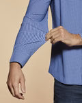 Patton Gingham LS - Blue/Black