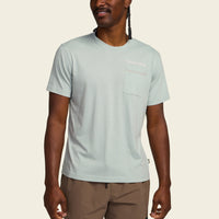 Pelican Postage Pocket T-Shirt - Puritain Grey