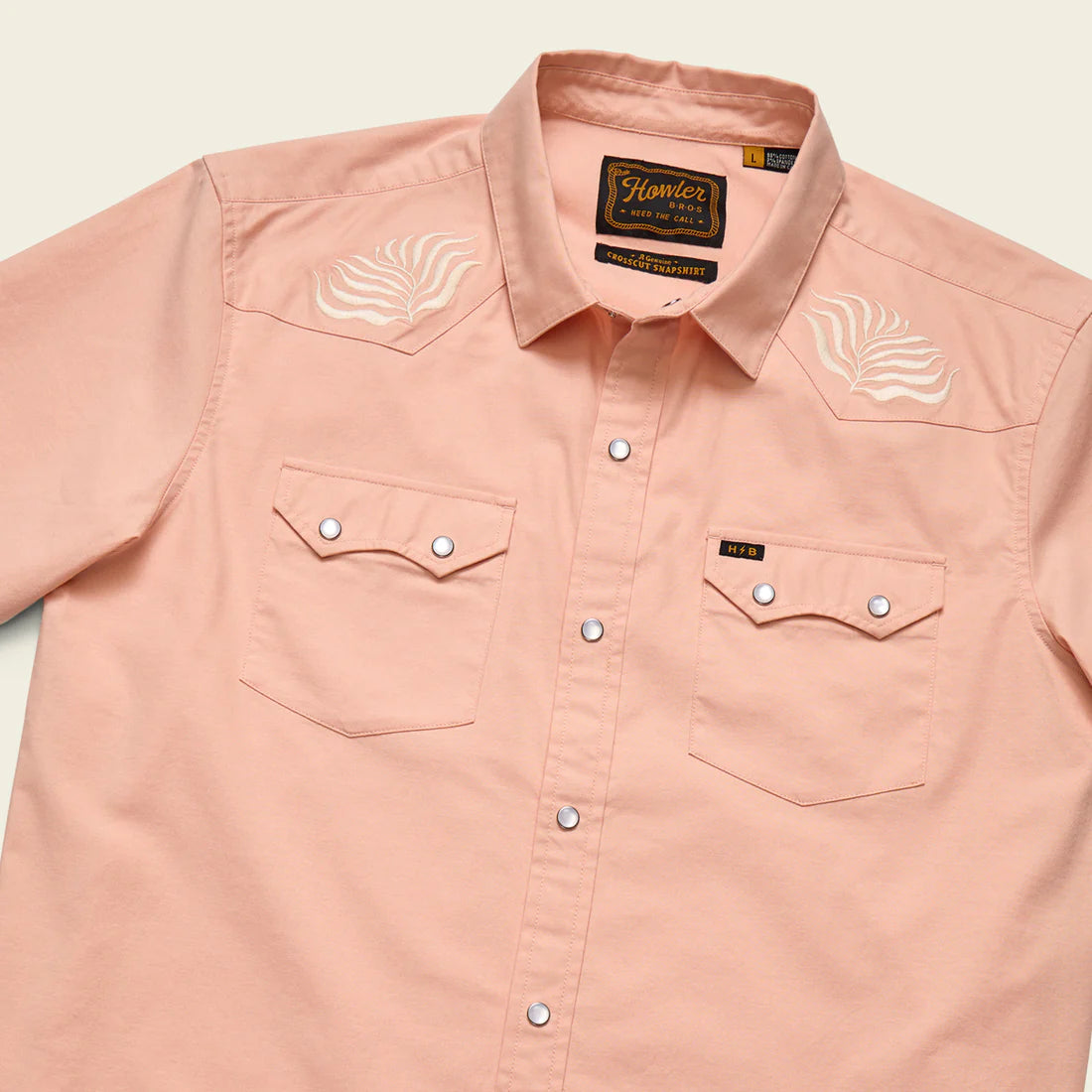Crosscut Deluxe SS Shirt - Seagrass: Coral Oxford