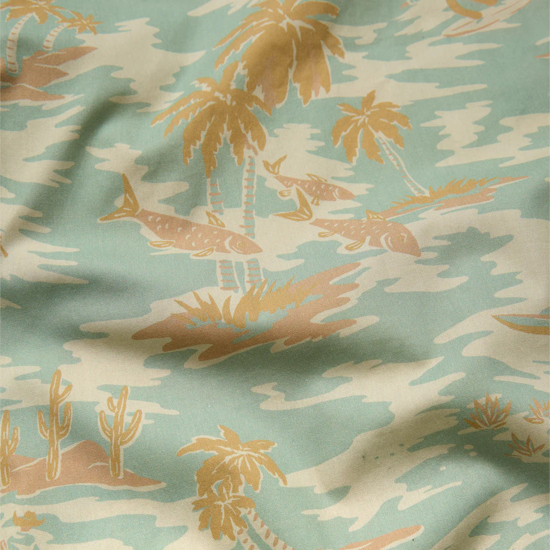 H Bar B Snapshirt - Dreamland: Seafoam
