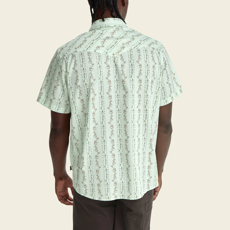 H Bar B Snapshirt - Hibiscus Ribbons: Mint