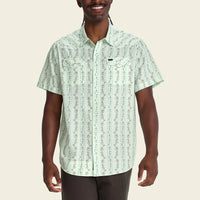 H Bar B Snapshirt - Hibiscus Ribbons: Mint