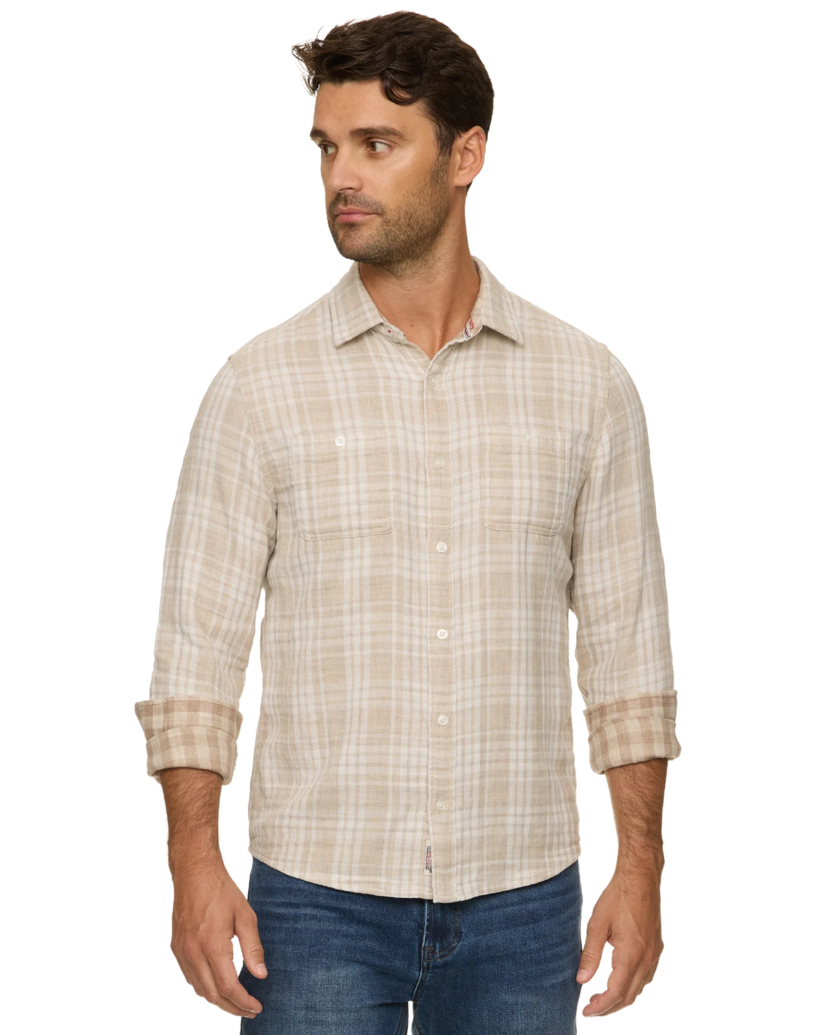 Chicago Shirt - Taupe Combo
