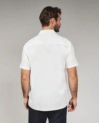 Heath Linen Camp Shirt - Ivory