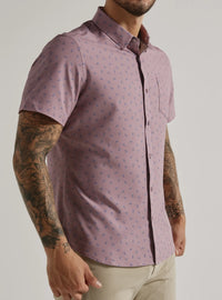 Kairi Short Sleeve Shirt-Lavender-7 Diamonds