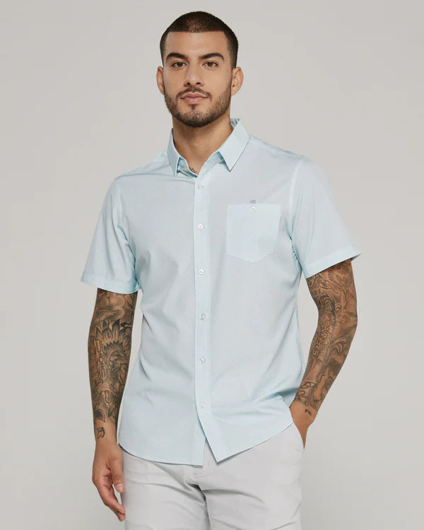 Leven Short Sleeve - Mint - 7Diamonds