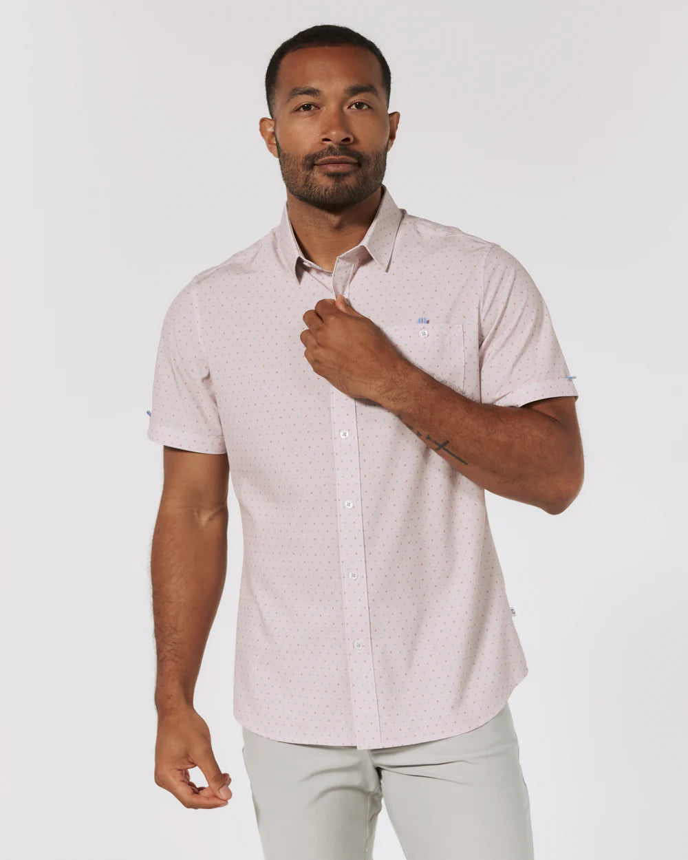 Rylee Short Sleeve Shirt - Rose