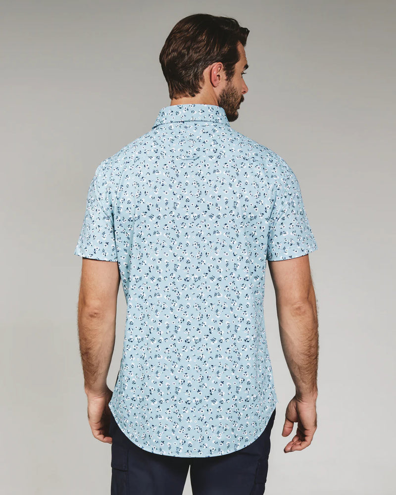 Raffa Short Sleeve Shirt - Seafoam