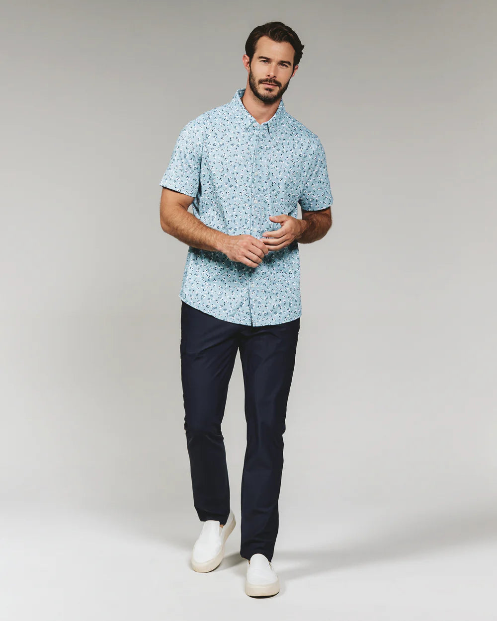 Raffa Short Sleeve Shirt - Seafoam