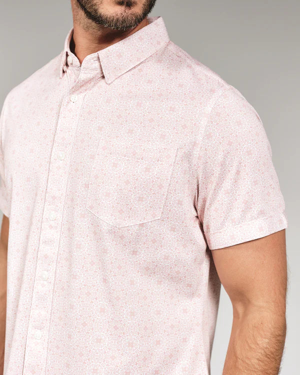 Arden Short Sleeve Shirt Coral