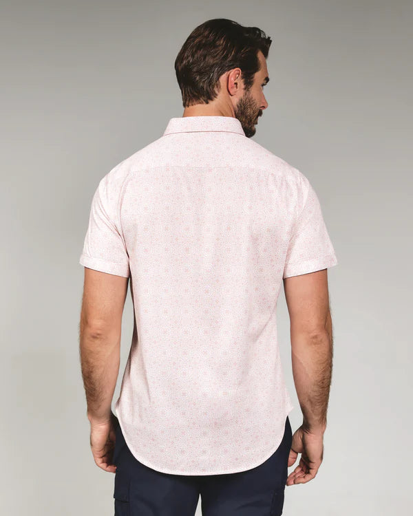 Arden Short Sleeve Shirt Coral