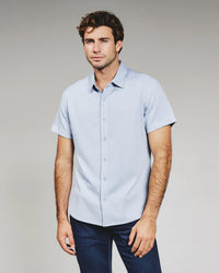 Camino Short Sleeve - Dusty Blue - 7Diamonds