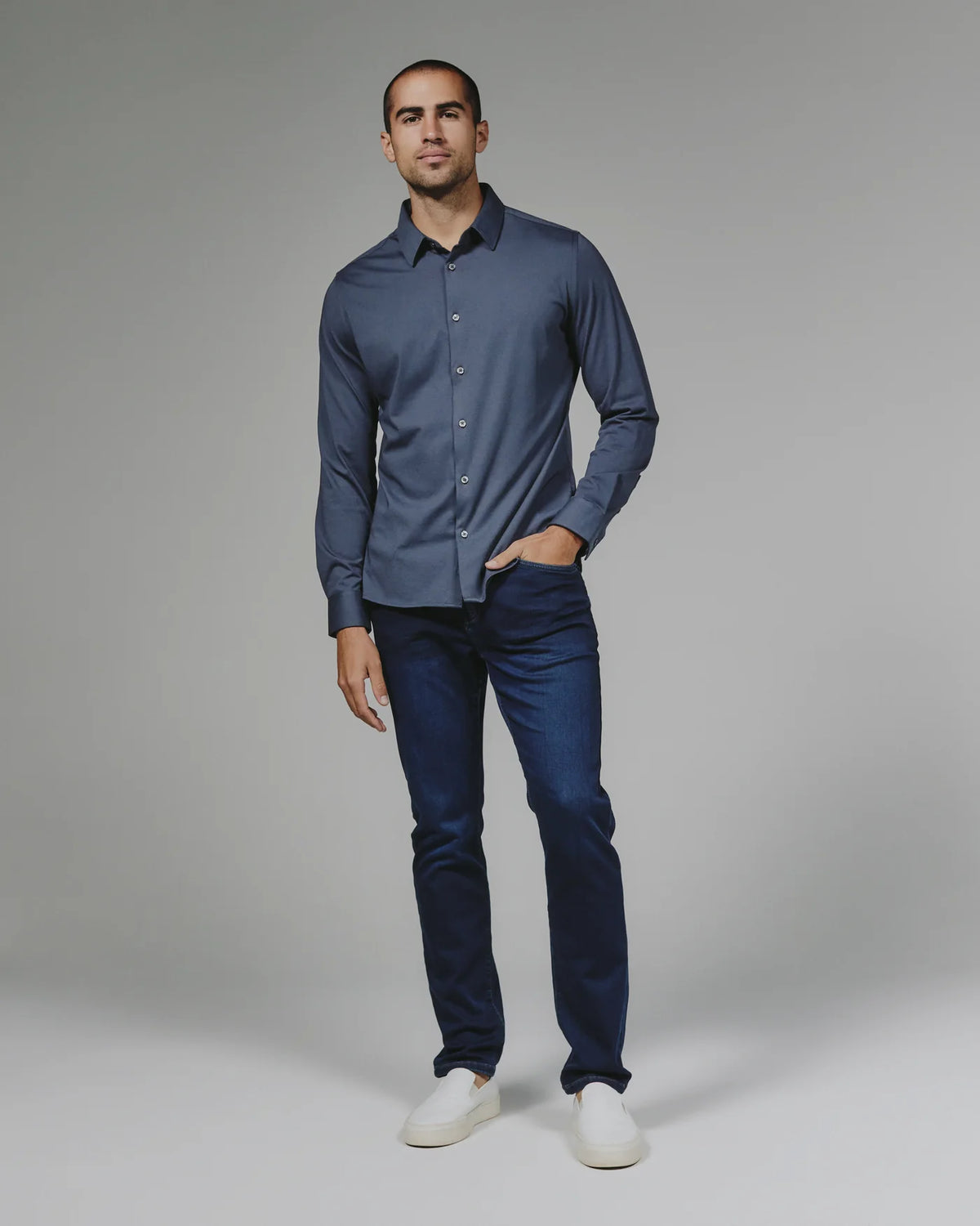 Girona Long Sleeve- Blue