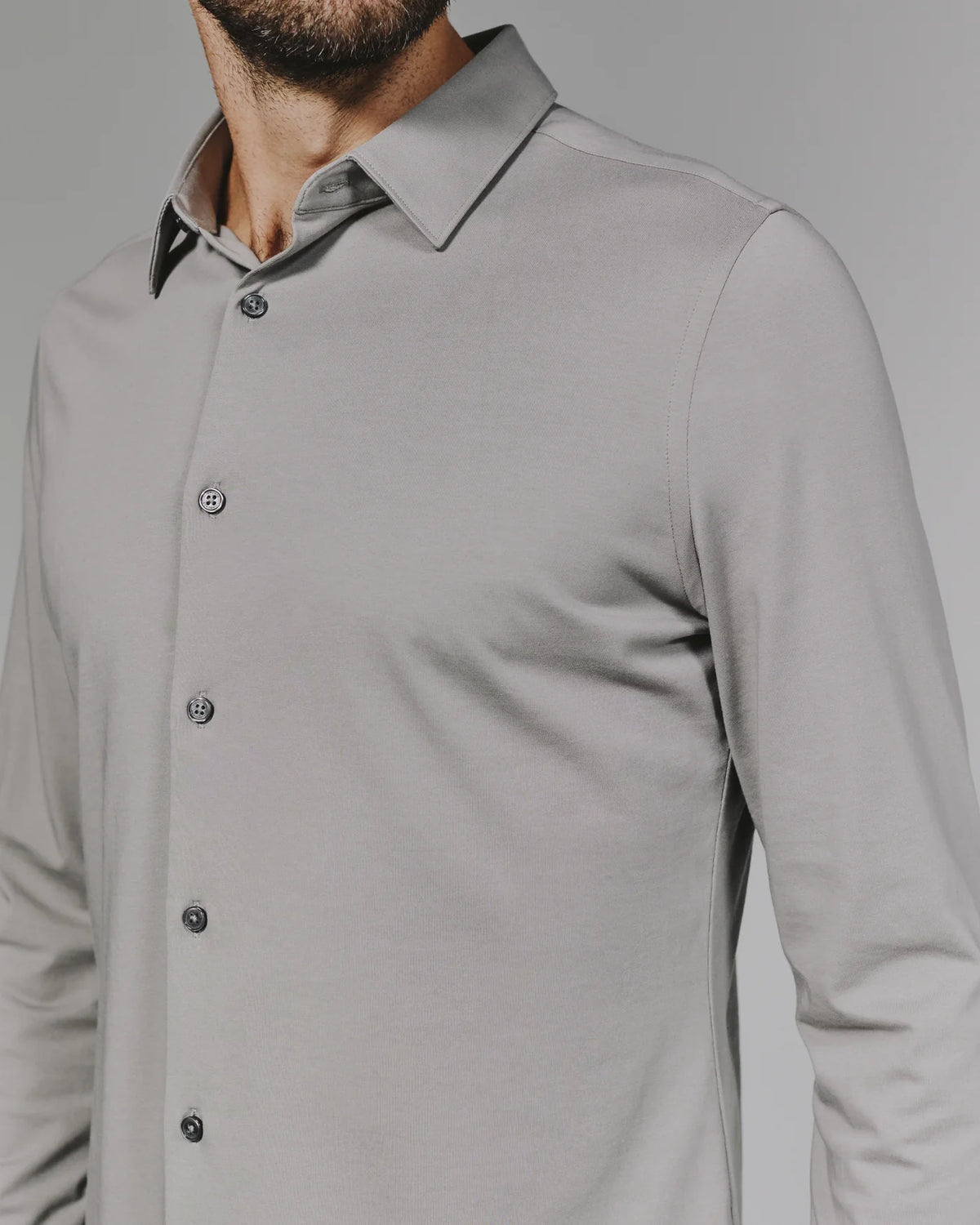 Girona Long Sleeve- Stone Gray