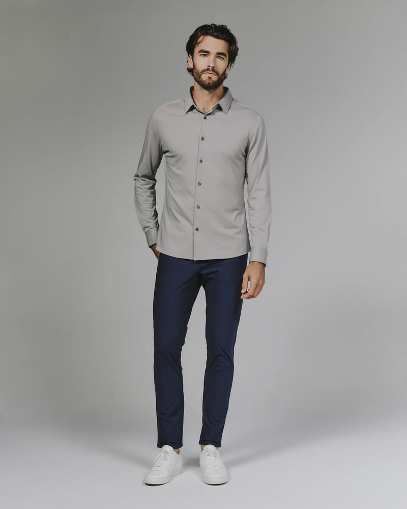 Girona Long Sleeve- Stone Gray
