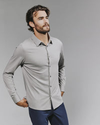 Girona Long Sleeve- Stone Gray