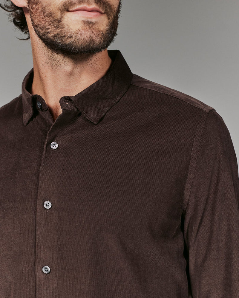 Heritage Corduroy Shirt - Bordeaux