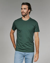 Modal Crew Neck Tee - Basil