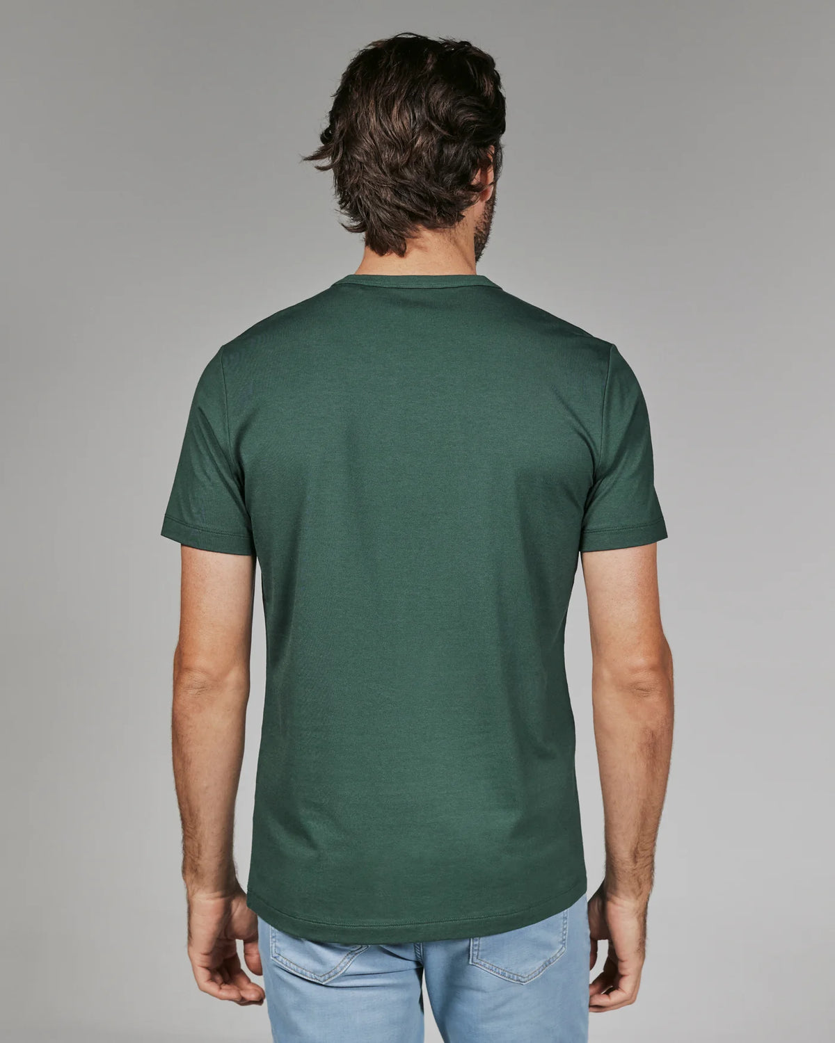 Modal Crew Neck Tee - Basil