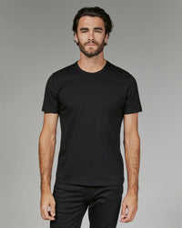 Modal Crew Neck Tee - Black