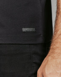 Modal Crew Neck Tee - Black