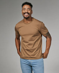 Modal Crew Neck Tee - Desert