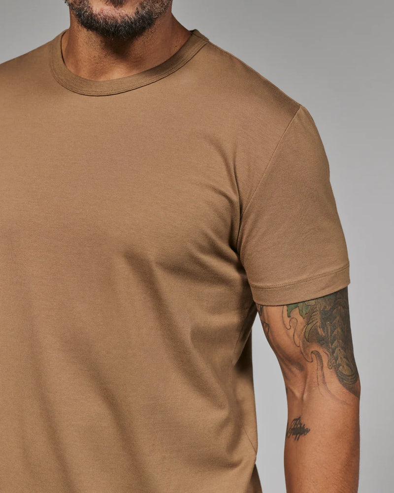 Modal Crew Neck Tee - Desert