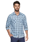 Cabot Vintage Soft Western LS - Blue/Black