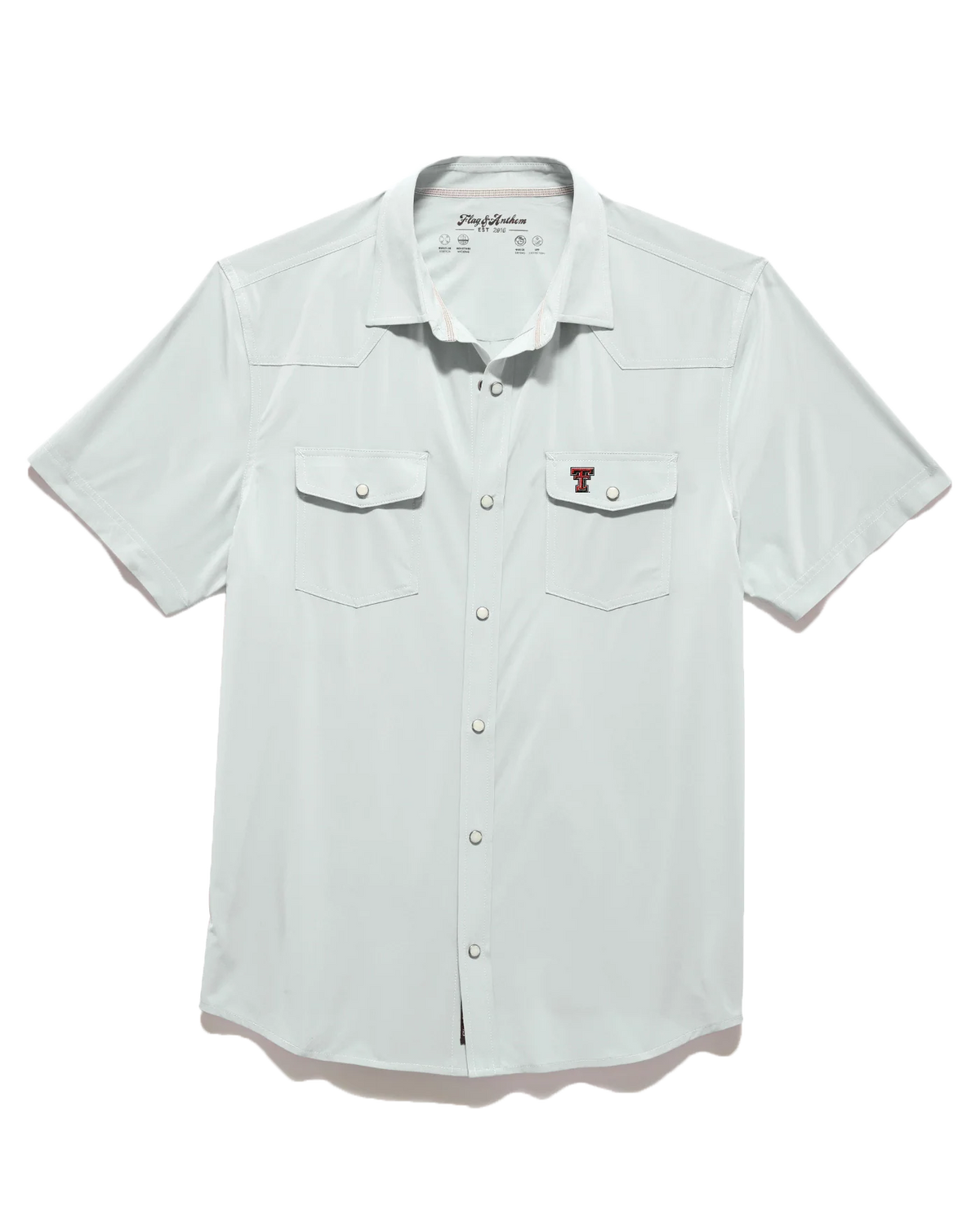 Texas Tech Perf. Western Shirt - White