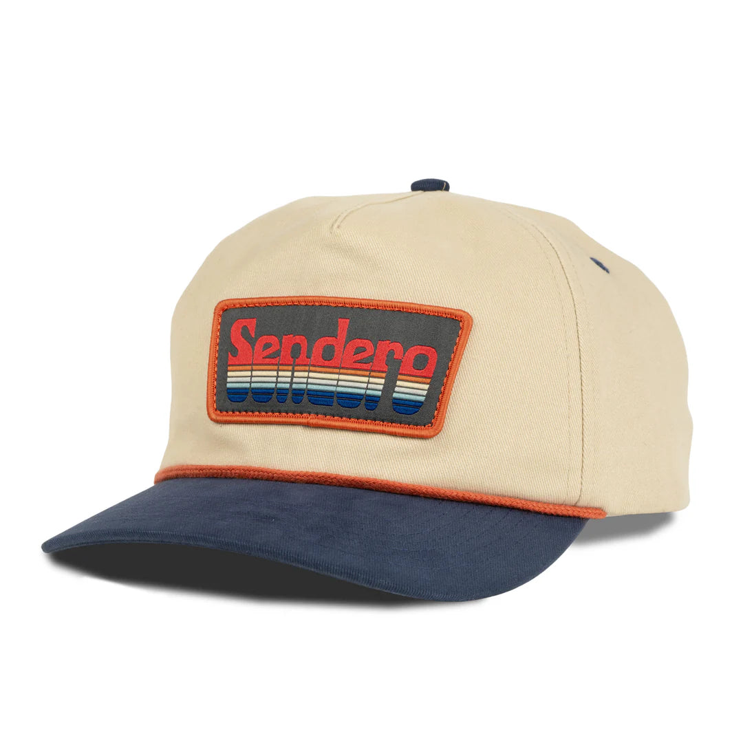Retro Logo Hat - Cream/ Navy Felt