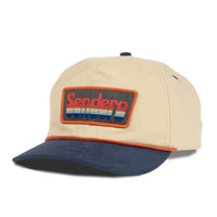 Retro Logo Hat - Cream/ Navy Felt