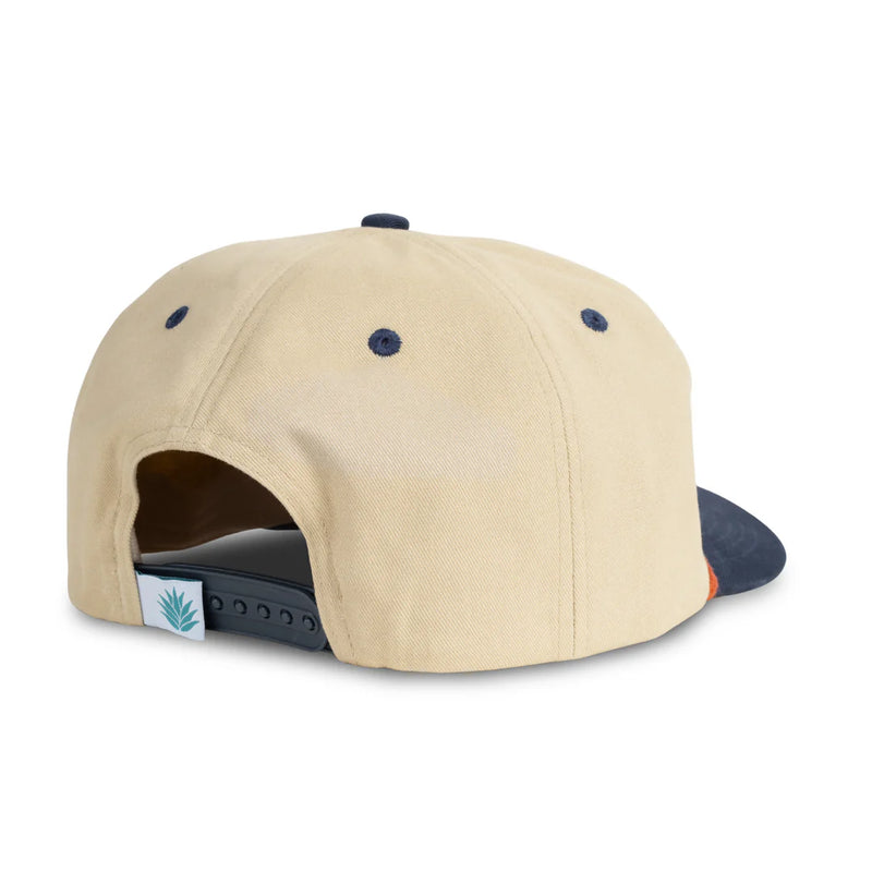 Retro Logo Hat - Cream/ Navy Felt