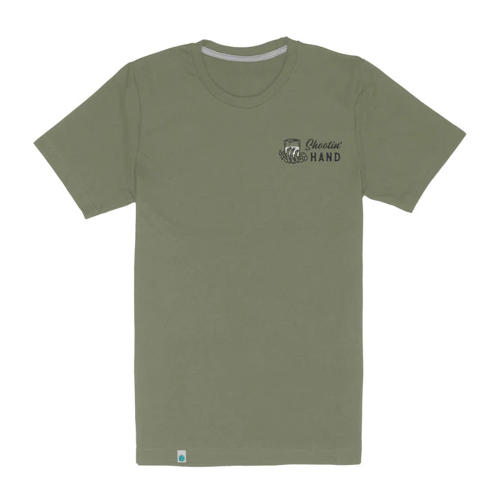 Shootin' Hand Tee - Olive -Sendero Provisions Co.