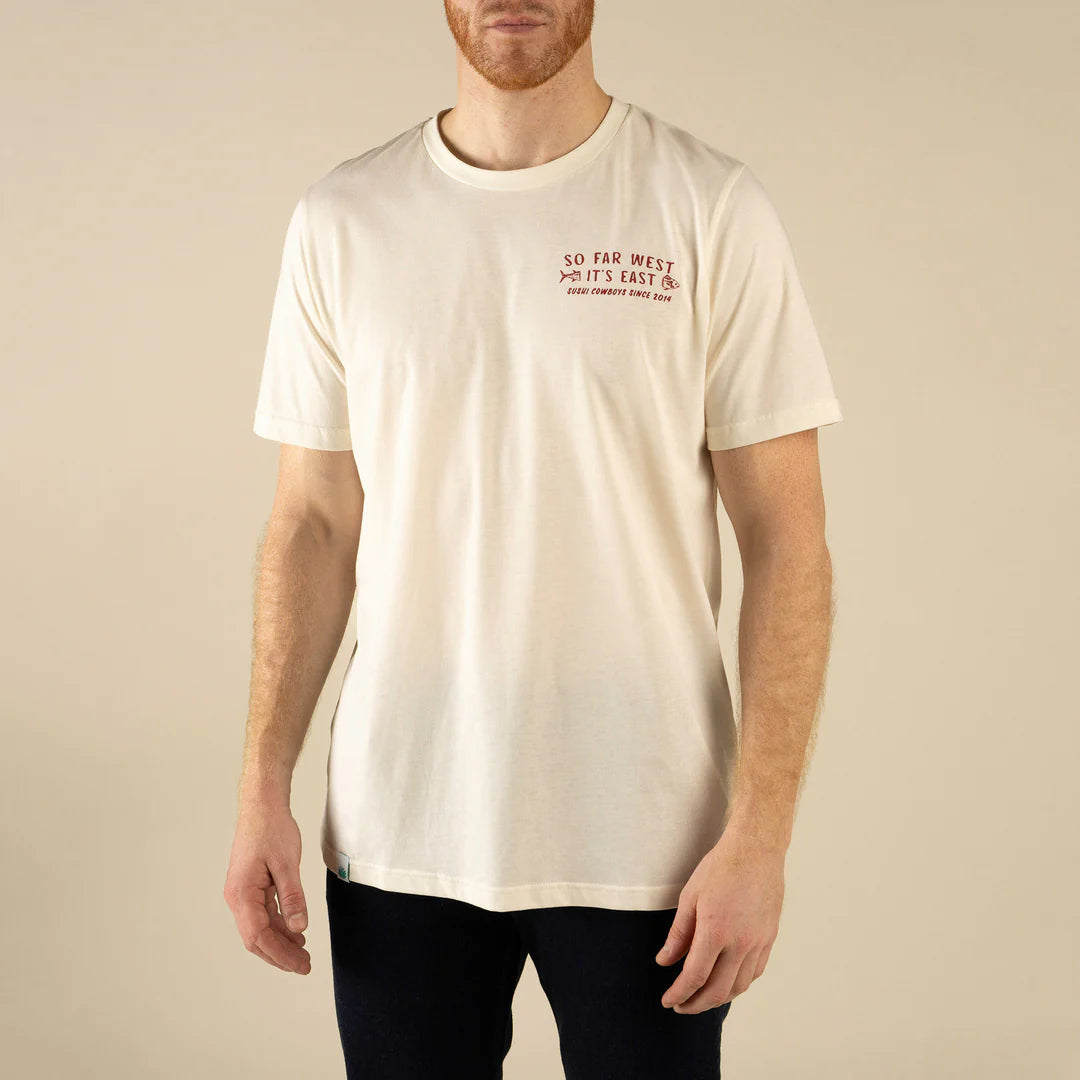 So Far West T-Shirt - Vintage White
