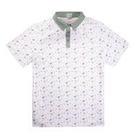 High Noon Performance Polo- Oasis