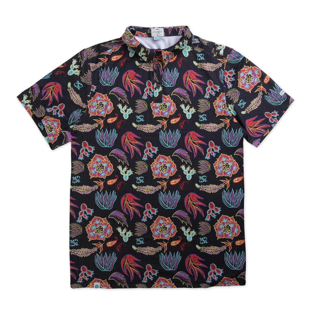 High Noon Performance Polo- Electric Desert