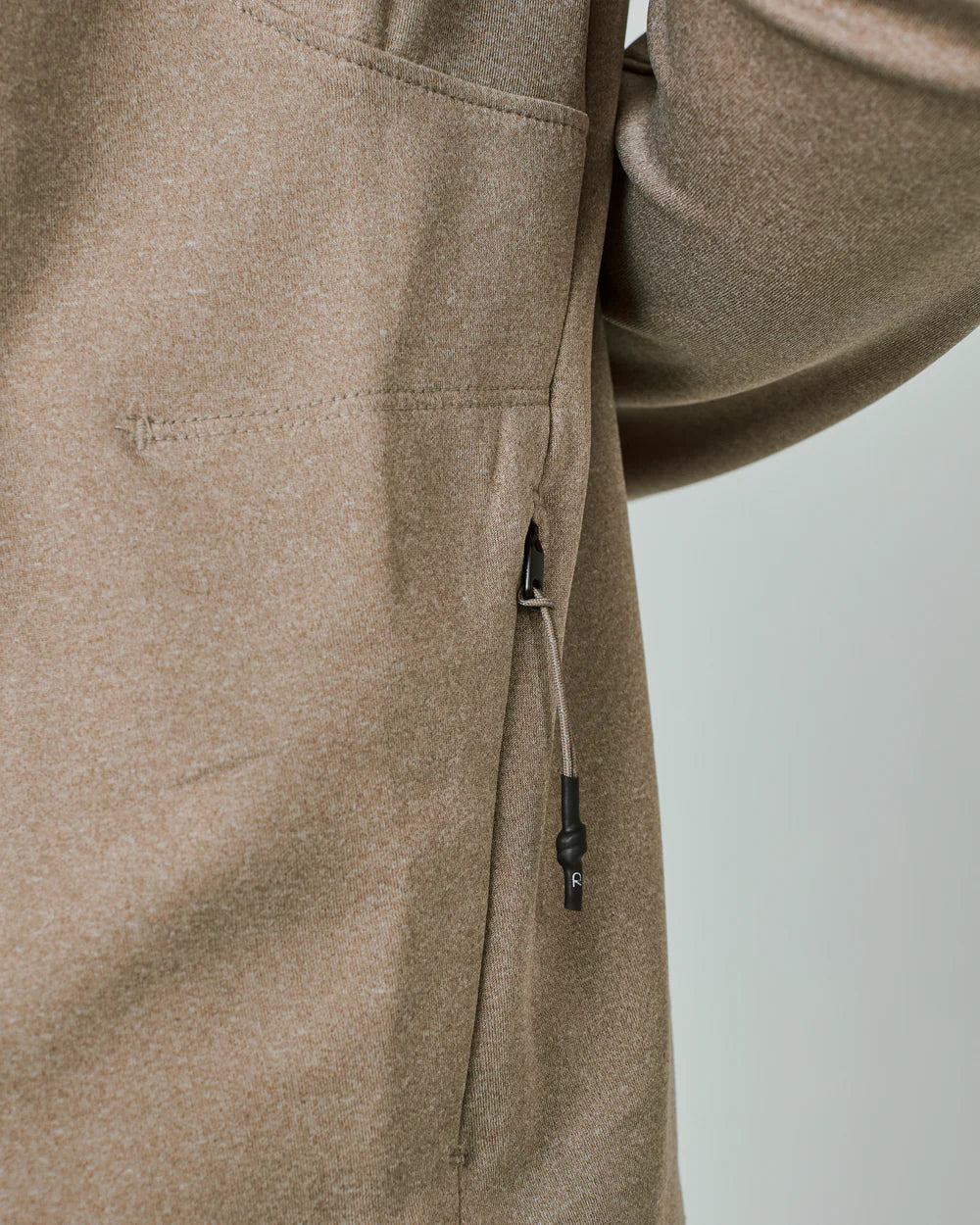 A Game Quarter Zip Pullover-Khaki-7 Diamonds