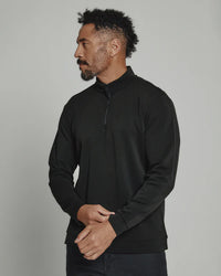 REV™ Quarter-Zip-Black-7 Diamonds