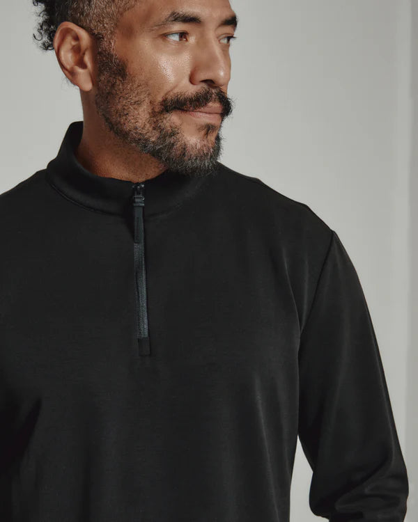 REV™ Quarter-Zip-Black-7 Diamonds