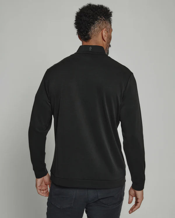 REV™ Quarter-Zip-Black-7 Diamonds