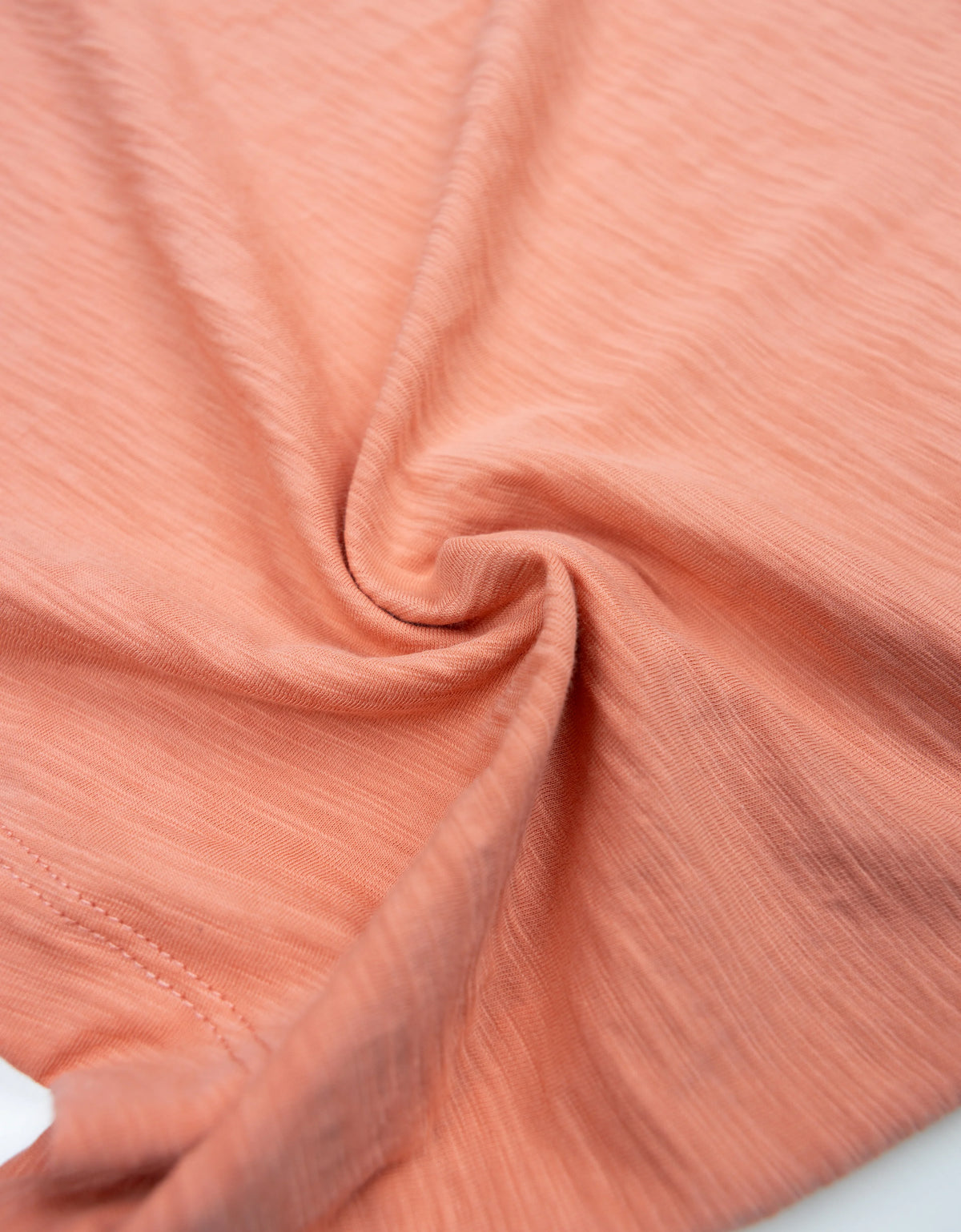 Burnt Coral Pima Tee - Baja Llama