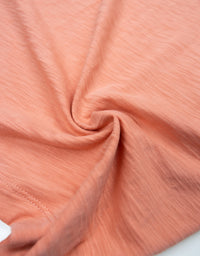 Burnt Coral Pima Tee - Baja Llama