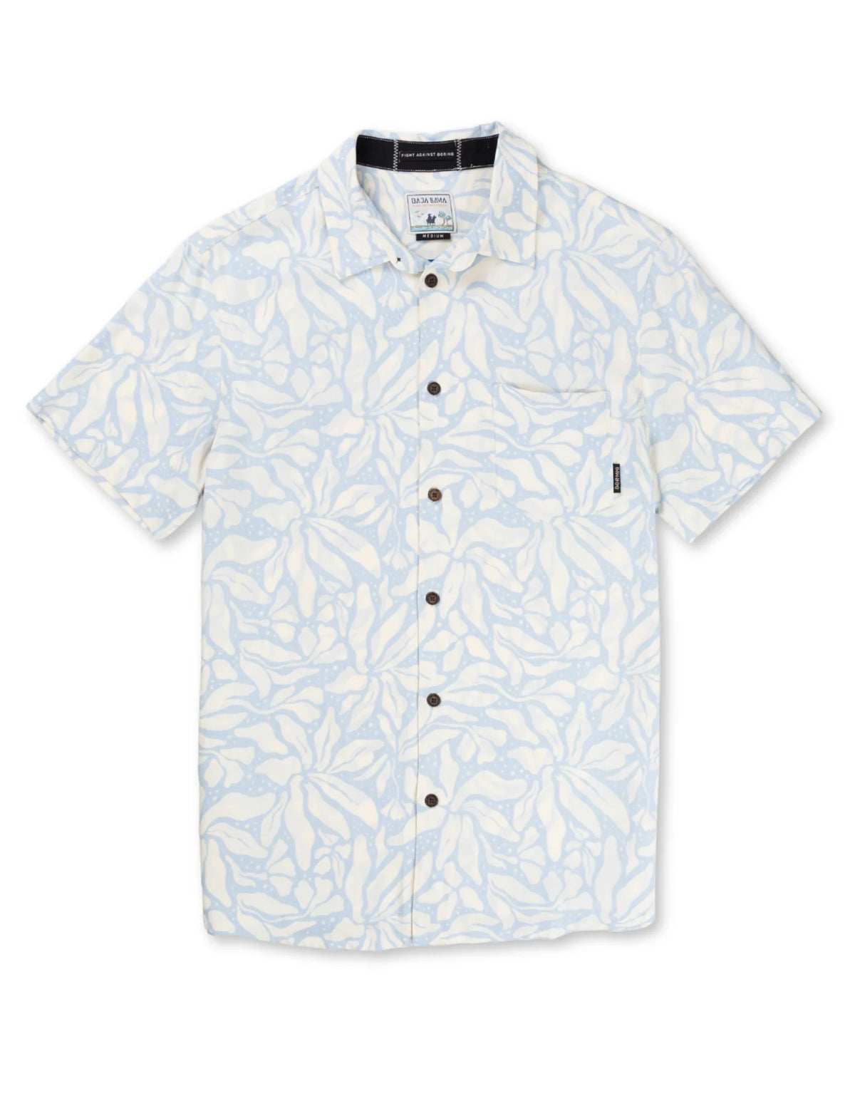 Leaf Me Blue - Nighthawk Button Up