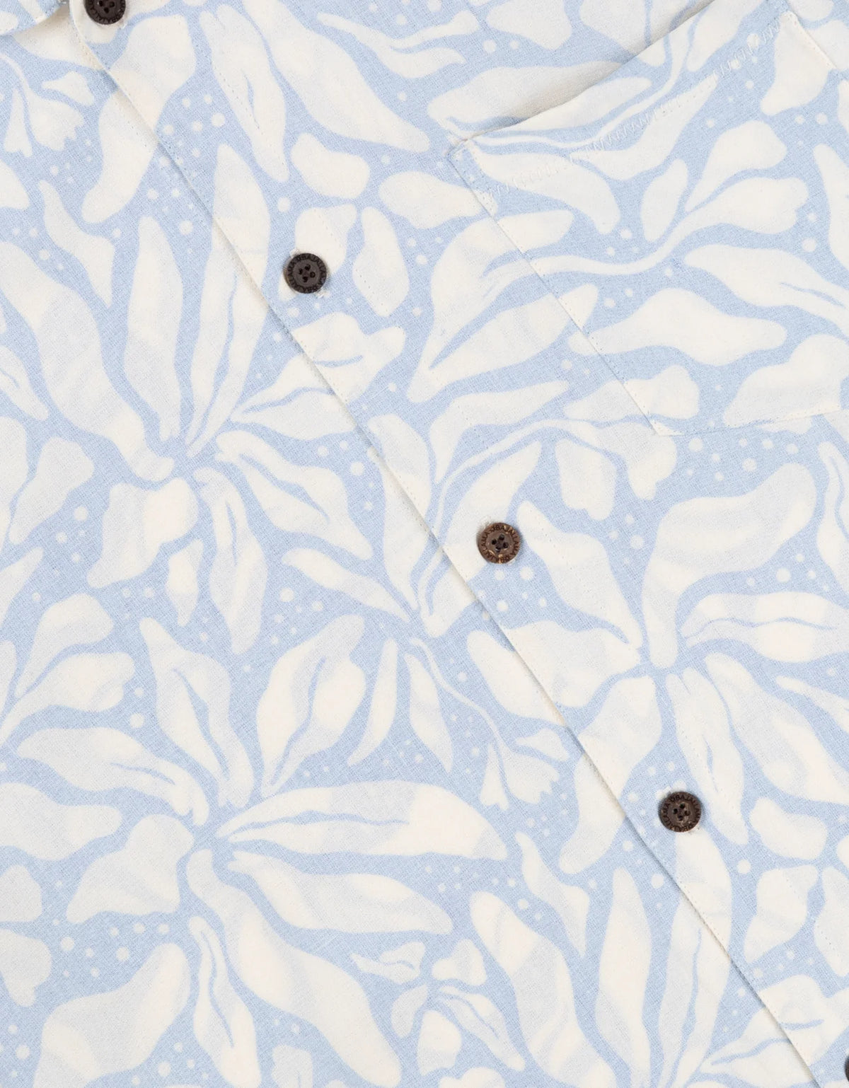 Leaf Me Blue - Nighthawk Button Up