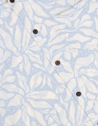 Leaf Me Blue - Nighthawk Button Up