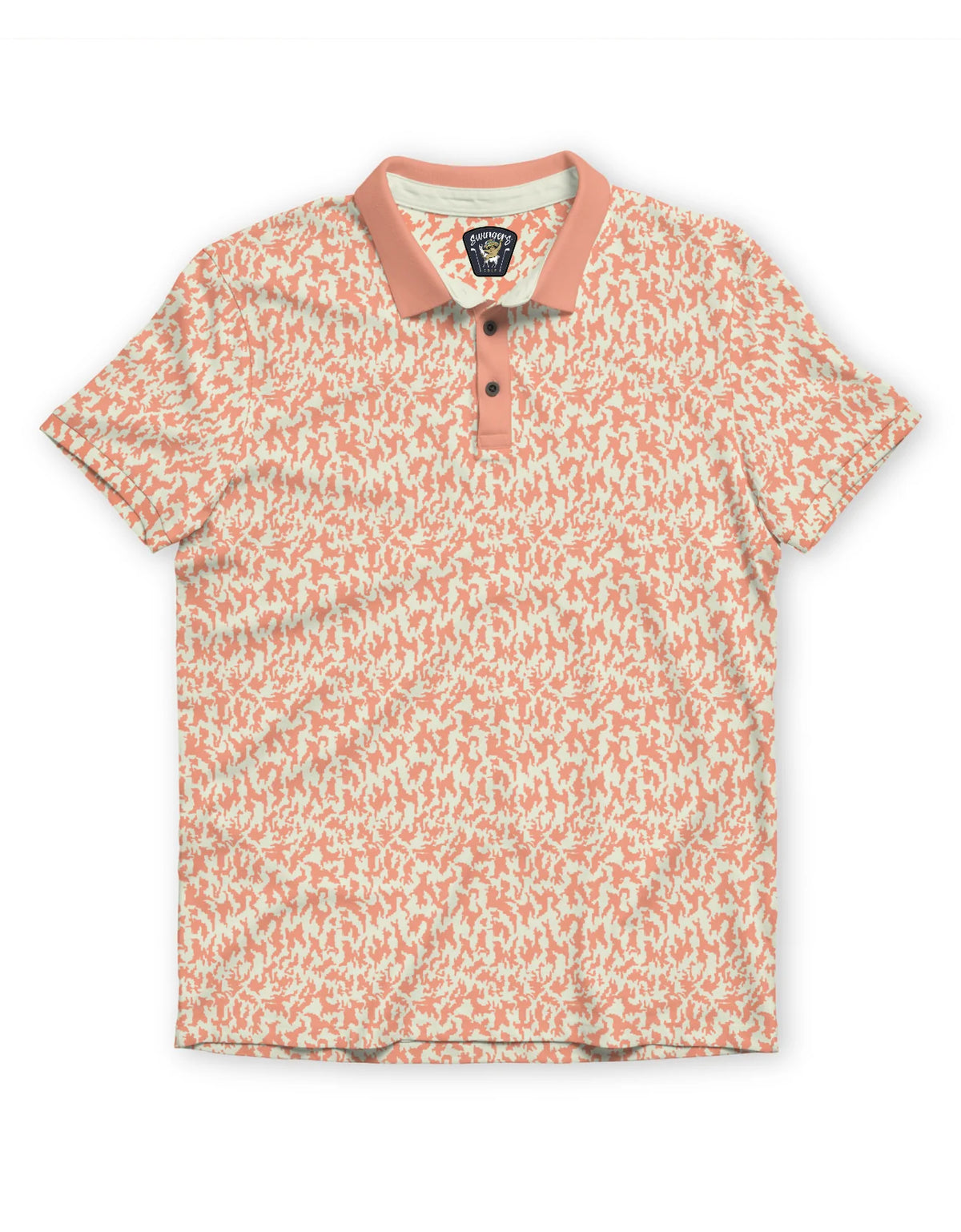 Orange Clay Erratic Animals - Performance Polo