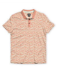 Orange Clay Erratic Animals - Performance Polo