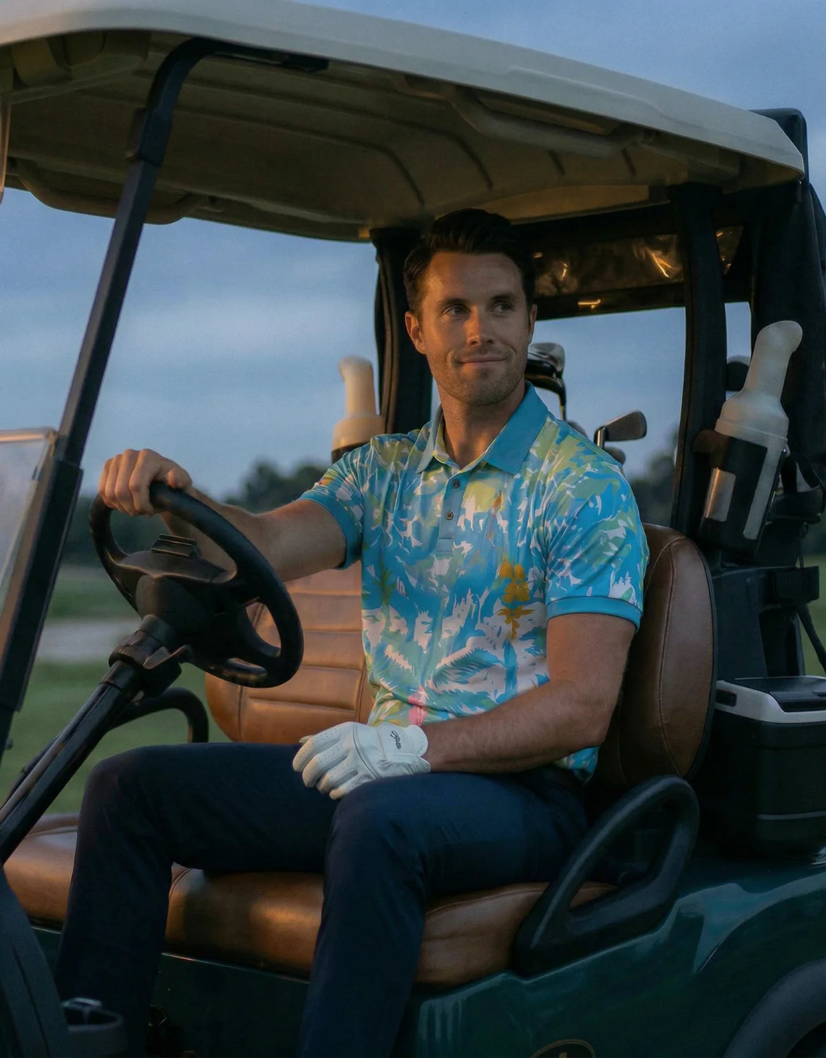 Pastel Paradise Perf. Polo - Baja Llama