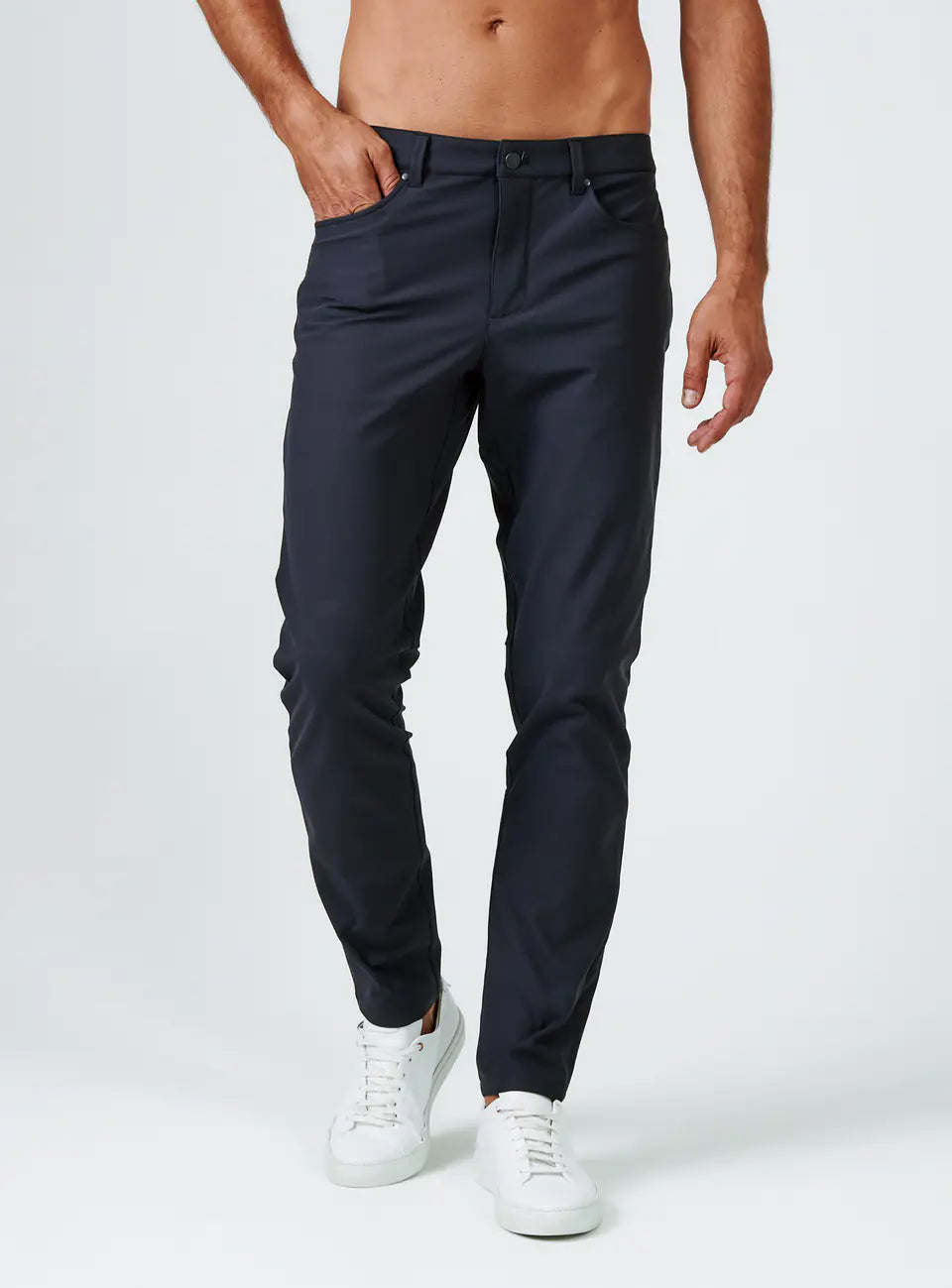 Infinity 7-Pocket Pant-Charcoal - 7 D